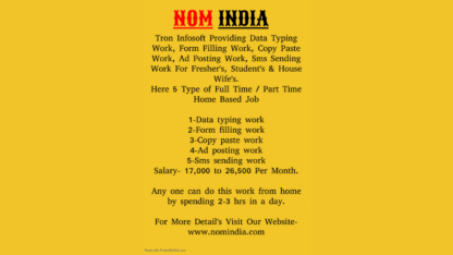 Part-Time-Data-Entry-Work-For-Freshers-and-Students-Nom-India