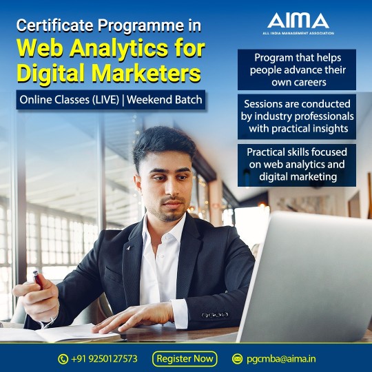 Digital Marketing in Collaboration with Digital Vidya | PG Courses AIMA