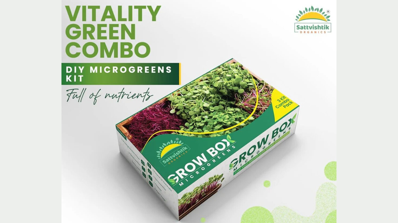 Grow Microgreens at Home Kit – Easy & Healthy Way to Start Your Indoor Garden