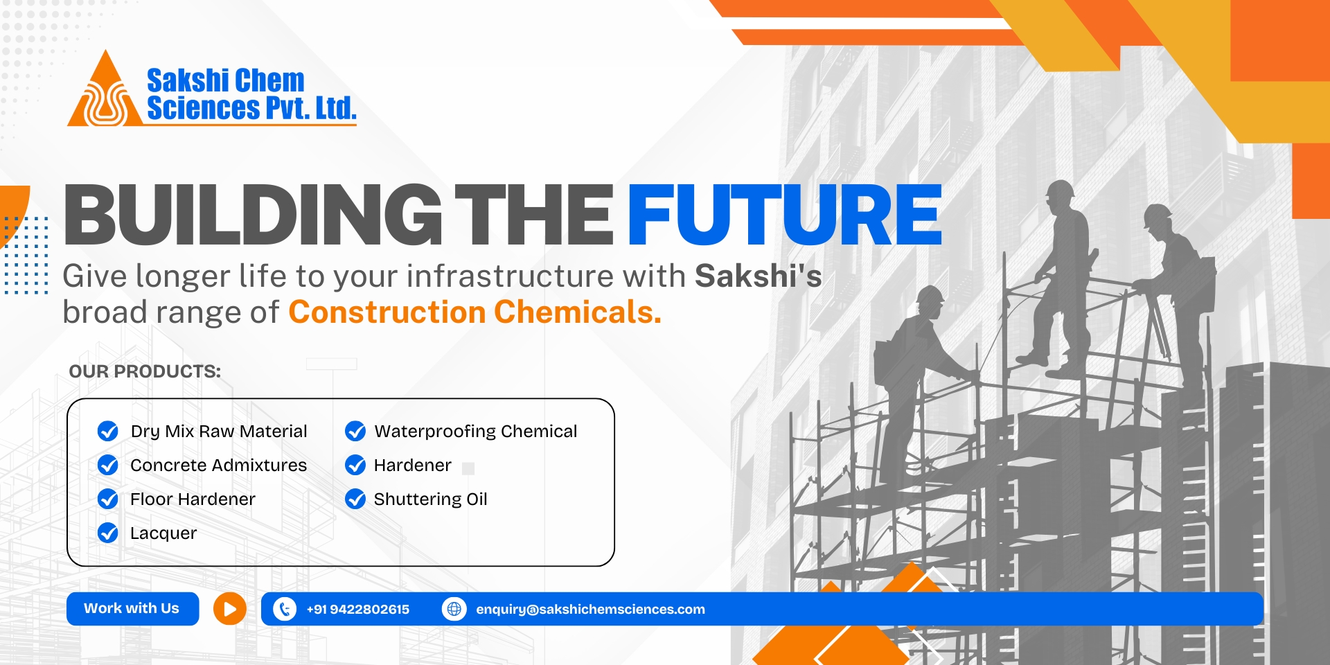 Sakshi Chem Sciences Pvt Ltd – Manufacturer and Supplier of Construction Chemicals