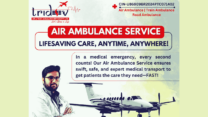 We Shift You by Tridev Air Ambulance Services in Ranchi in Severe Condition