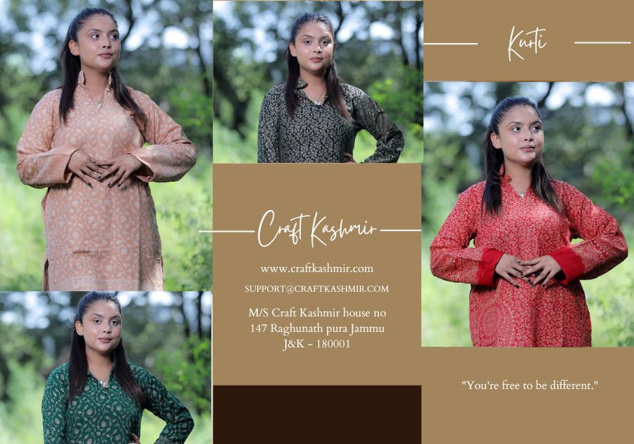 Beautiful Winter Kashmiri Kurti – Buy Now from Craft Kashmir