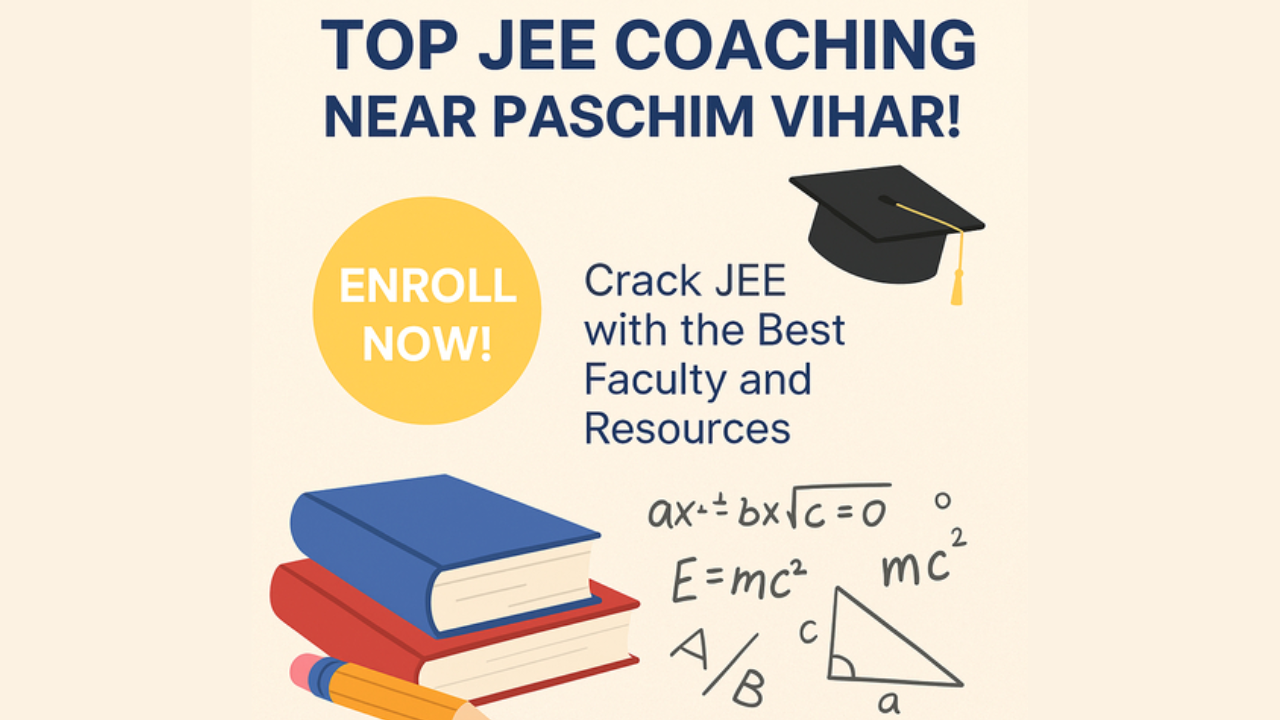 Paschim Vihar’s Leading JEE Coaching Institutes | Admissions Open