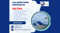 Air Ambulance Services Reaching Satna Fast
