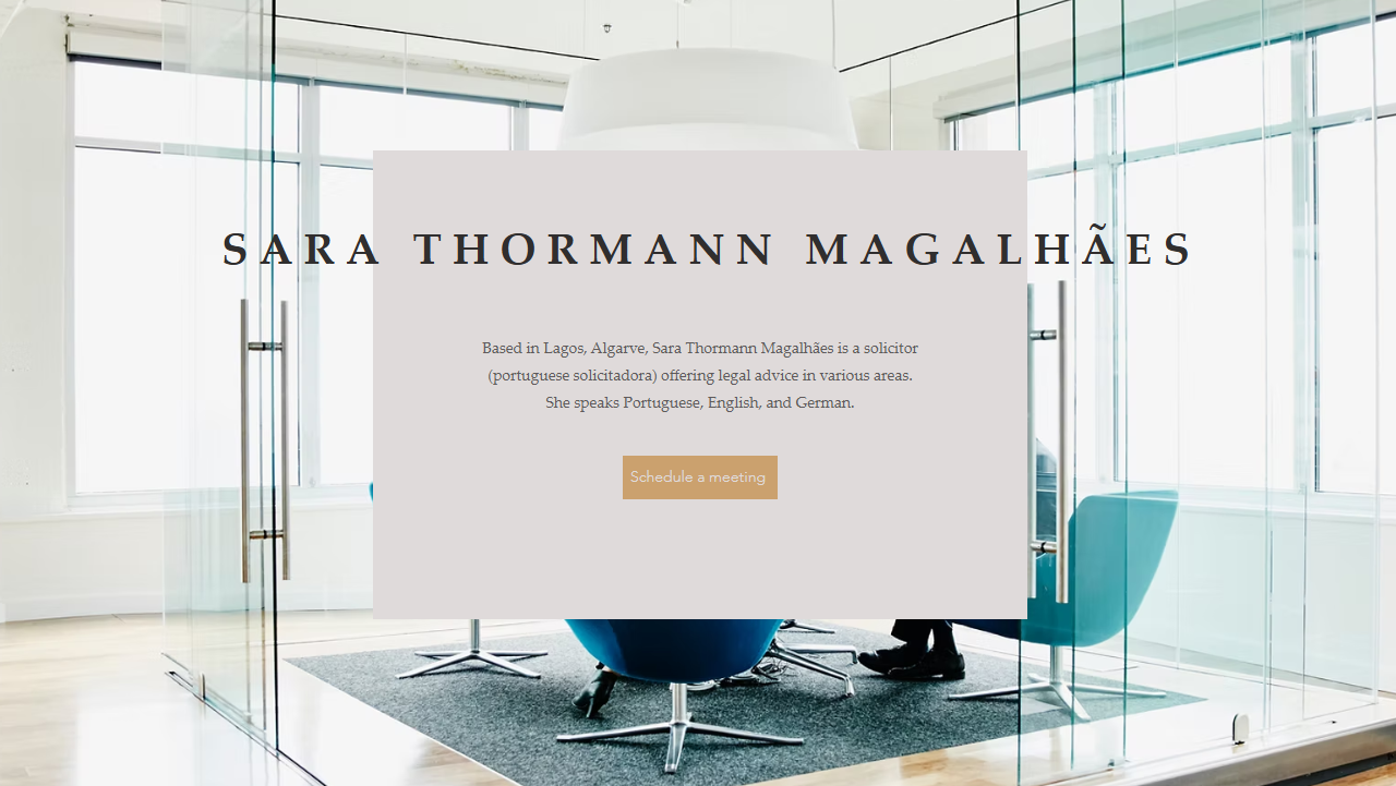 Sara Thormann Magalhães – Your Reliable Algarve Solicitor for Property Legal Services