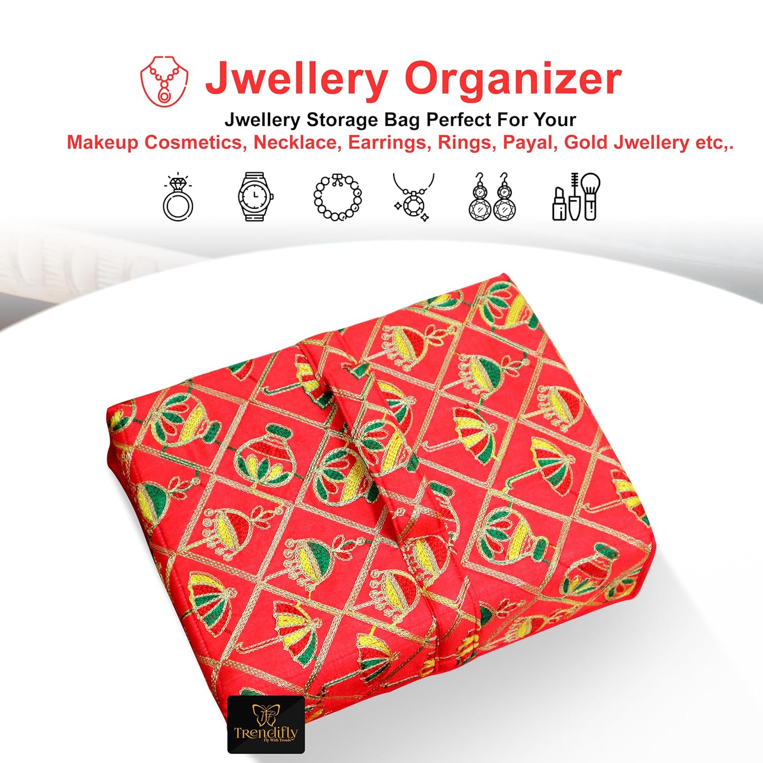 Elegant Jewelry Pouch For Women – Keep It Safe And Organized