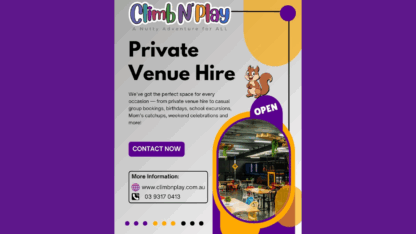 Private-Venue-Hire-in-Maidstone-–-Climb-N-Play-Maidstone-VIC-Australia