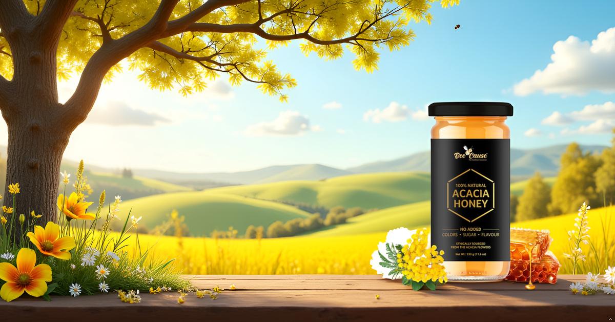 Buy Pure Acacia Honey – Raw Babool Honey with Low Glycemic Index