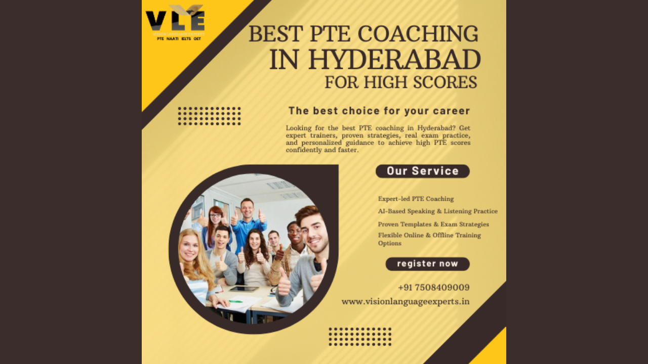 Best PTE Coaching in Hyderabad for High Scores