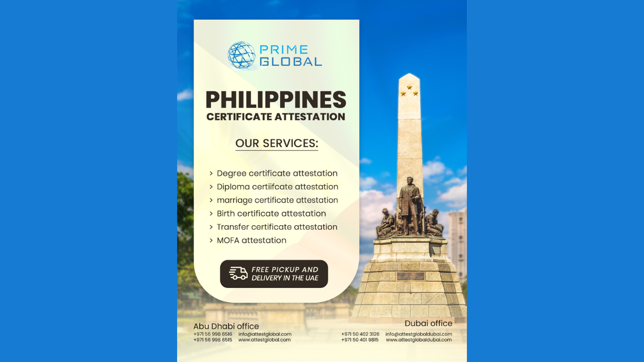 Philippines Certificate Attestation in Dubai, UAE | Fast & Reliable Services