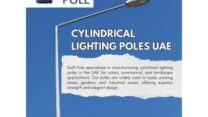 Best Cylindrical Lighting Poles UAE | Outdoor Pole Manufacturer