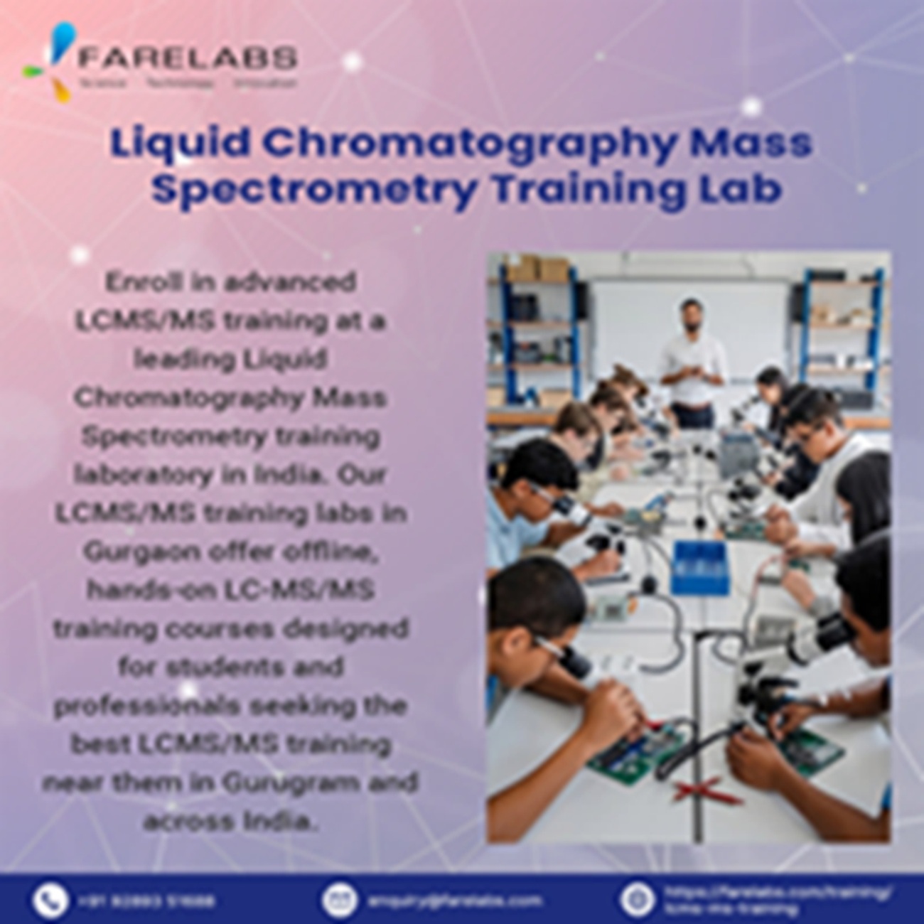 Best LCMS/MS Training Laboratory in India | Offline LC-MS/MS Training in Gurgaon