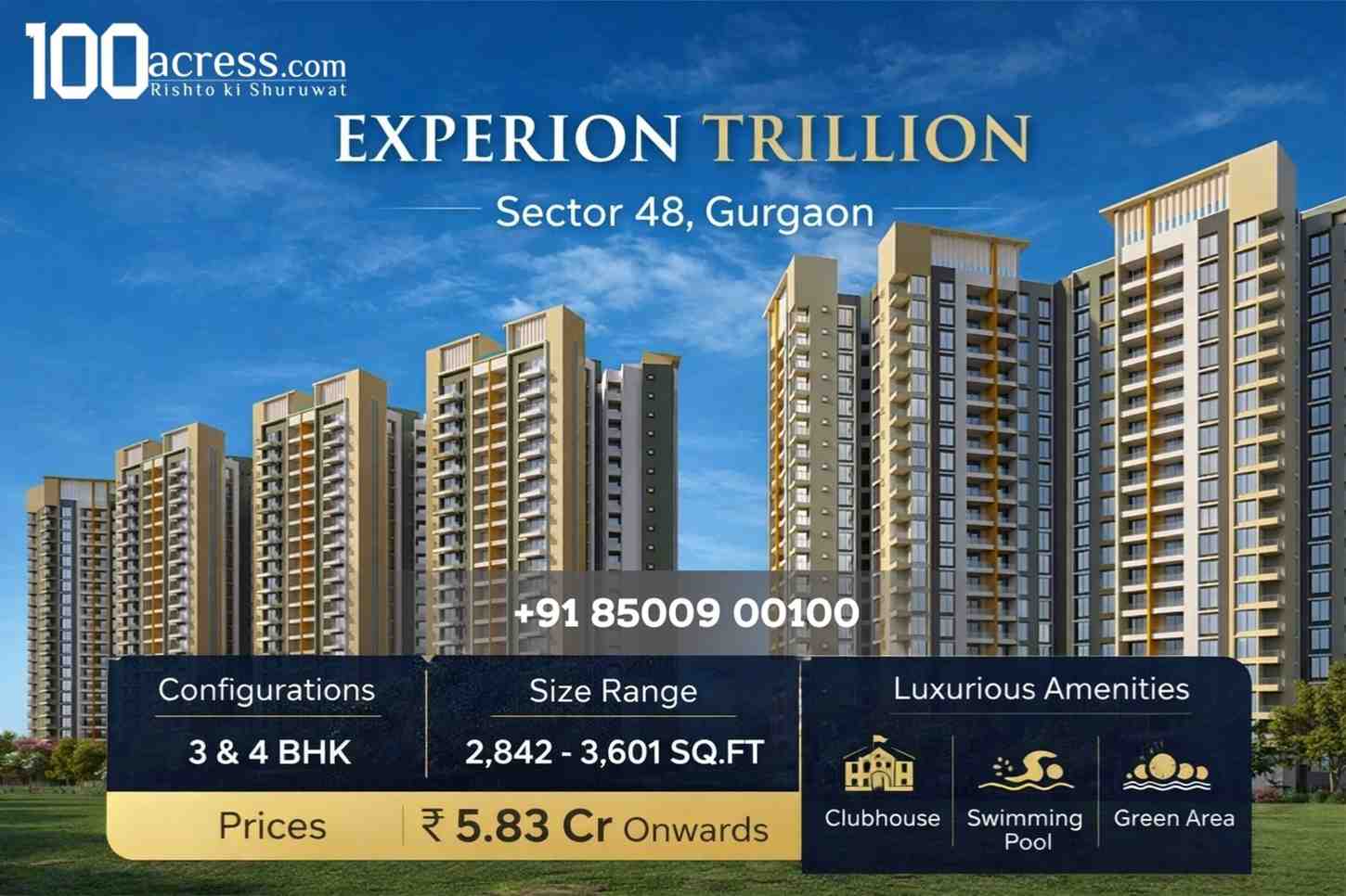 Experion The Trillion Gurgaon Premium Living Address