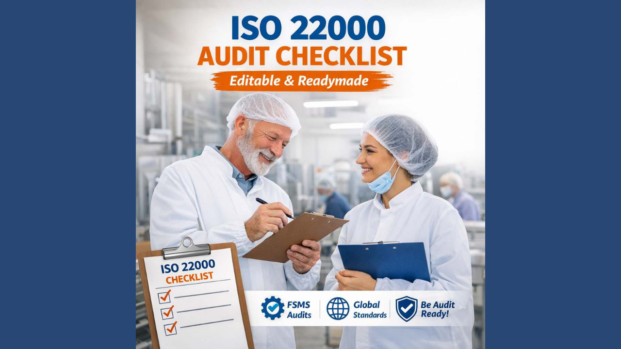 ISO 22000 Audit Checklist for FSMS Audits (Full Documentation)