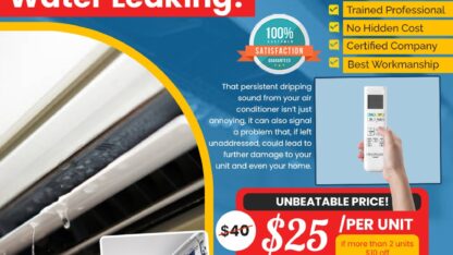 midea-aircon-water-leaking