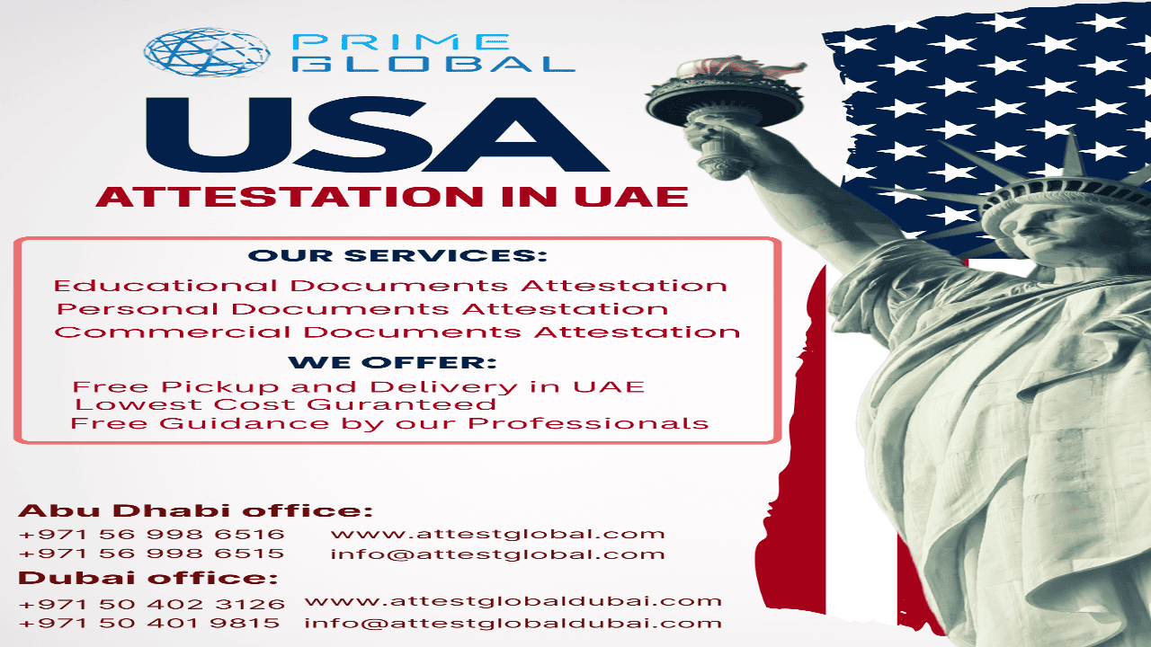Comprehensive USA Certificate Attestation for UAE Requirements