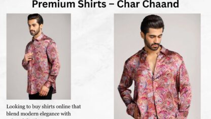 Buy-Shirts-Online-in-India-Stylish-Premium-Shirts-Char-Chaand