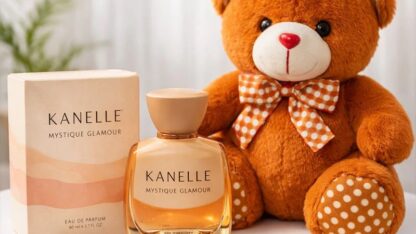 Kanelle-Mystique-Glamour-Parfum-borwn-taddy-bear-_12-inch-1