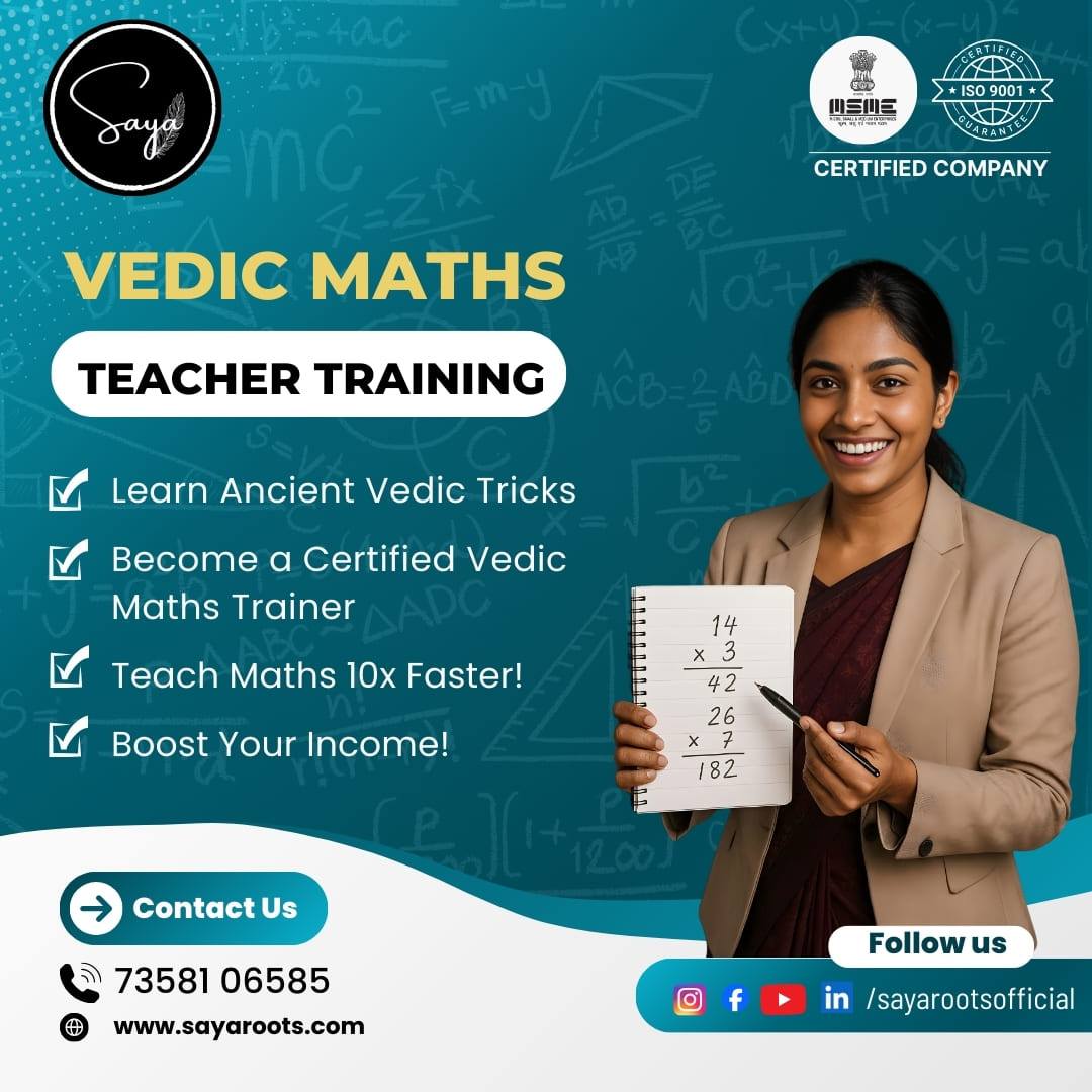 Vedic Maths Course for Students & Teachers – Saya Roots