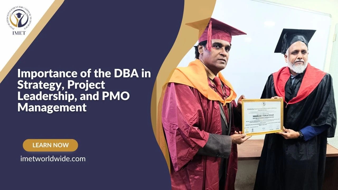 Doctorate in Project Management | DBA & Doctorate Degree in Project Management Online
