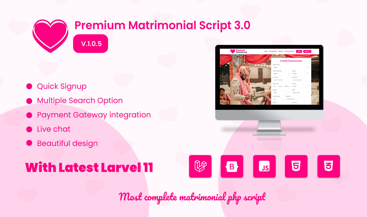 PHP Matrimonial Script by Inlogix Infoway – Ready-Made Solution
