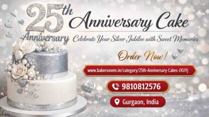 25th-anniversary-cake