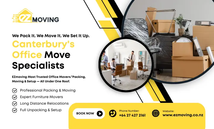 Professional Office Moving Service by EZmoving – Fast, Secure & Hassle-Free Relocation
