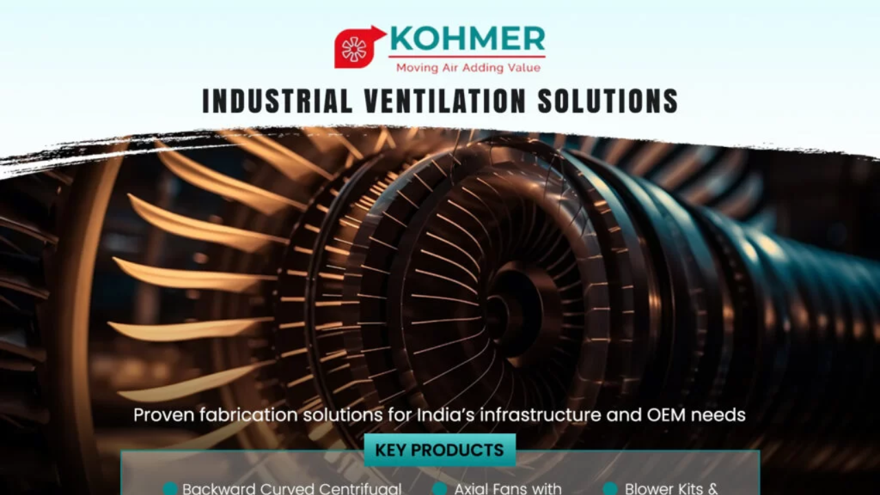 Centrifugal Fan Manufacturers in India – Kumaran Industries