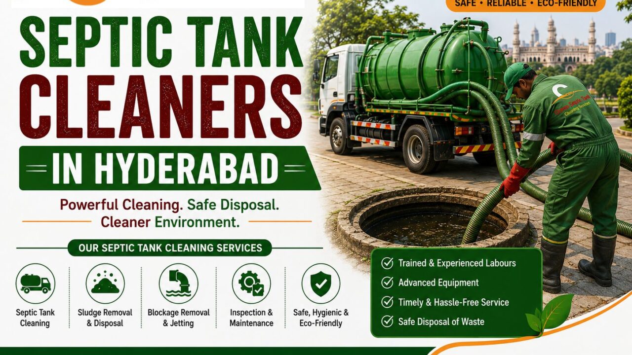 Septic Tank Cleaning Company Near Me in Hyderabad